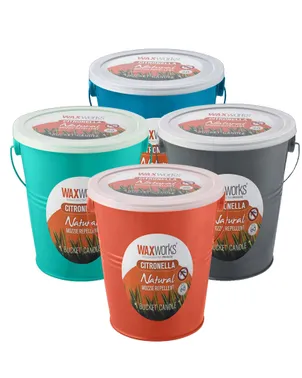 Waxworks Citronella Bucket Candle