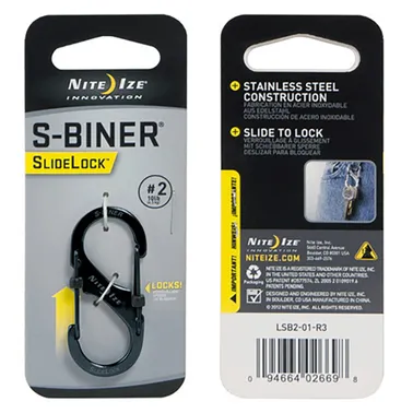 Nite Ize SlideLock Steel S-Biner - #2