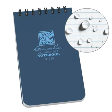 Rite in the Rain Top Spiral Waterproof Universal Notebook - 3 X 5