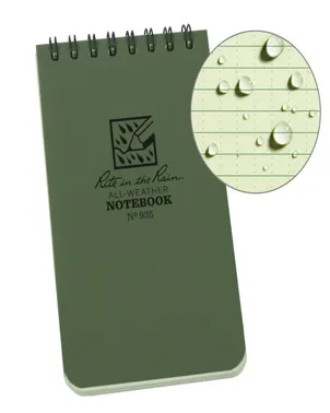 Rite in the Rain Top Spiral Waterproof Universal Notebook - 3 X 5