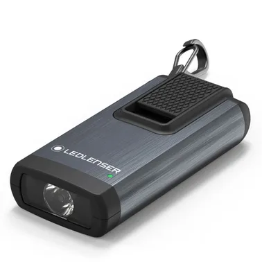 Led Lenser K6R Rechargeable Keyring Torch - Grey