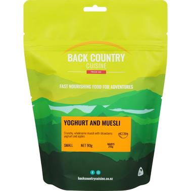 Back Country Cuisine Yoghurt and Muesli Freeze Dri Food - Small Serve