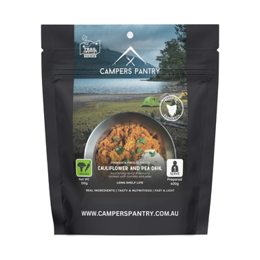 Campers Pantry Expedition Cauliflower and Pea Dahl Single Serve - 100g