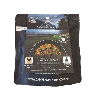 Campers Pantry Expedition Chicken Cacciatore Single Serve - 80g
