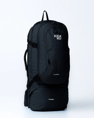 Blackwolf Fulham II 60L +13L Travel Backpack - Jet Black