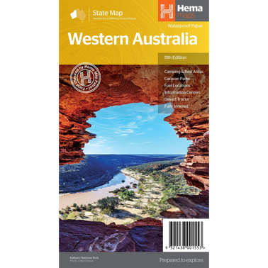 Hema Western Australia State Map-11th EDITION