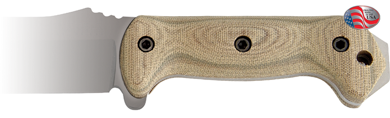 KA-BAR Becker Micarta Handle Set suits Full Size Becker Knives