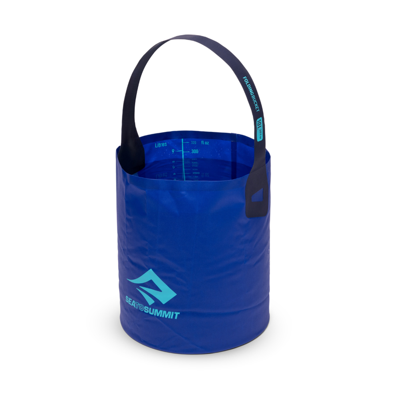 Sideshow Bucket Sea To Summit Folding Bucket - 10L - Surf The Web (Blue)