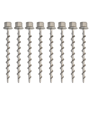 Supex 8pcs Alloy Screw in Pegs - Small 12cm