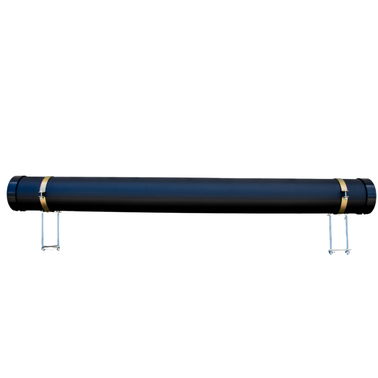 Supex Pole Holder/Carrier with Mounting Brackets - 180cm - Black