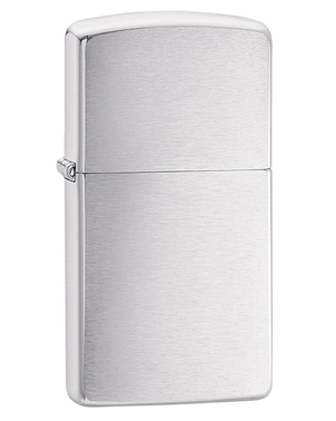 Zippo Brush Finish Chrome Lighter