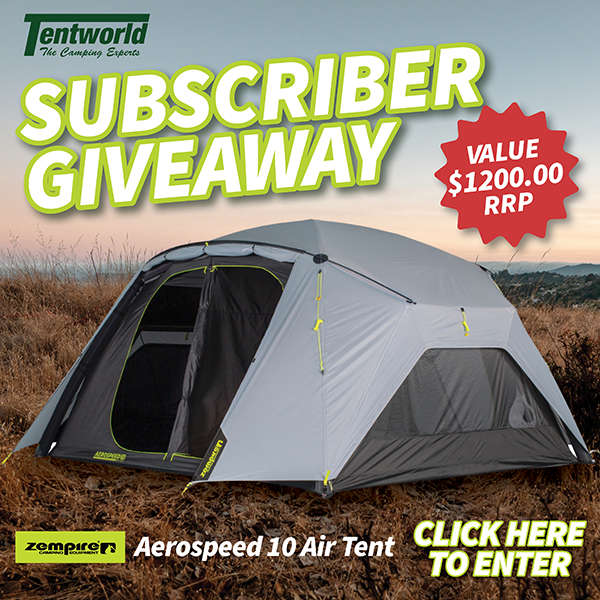 Tentworld's April 2026 Subscriber Giveaway - Zempire Aerospeed 10 Air Tent