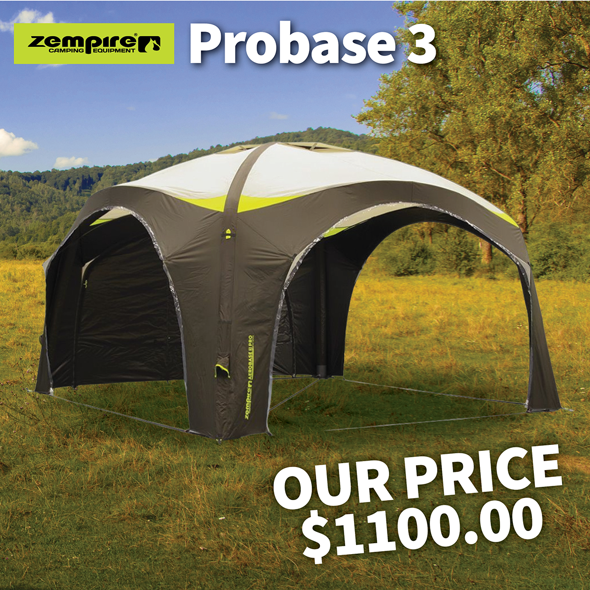 Zempire Probase 3 Air Shelter + 1 Wall