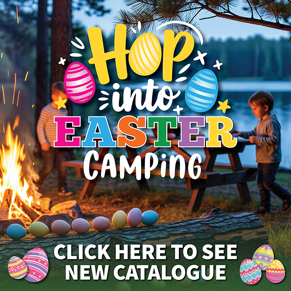 Tentworld's March 2026 Catalogue - Hop into Easter Camping