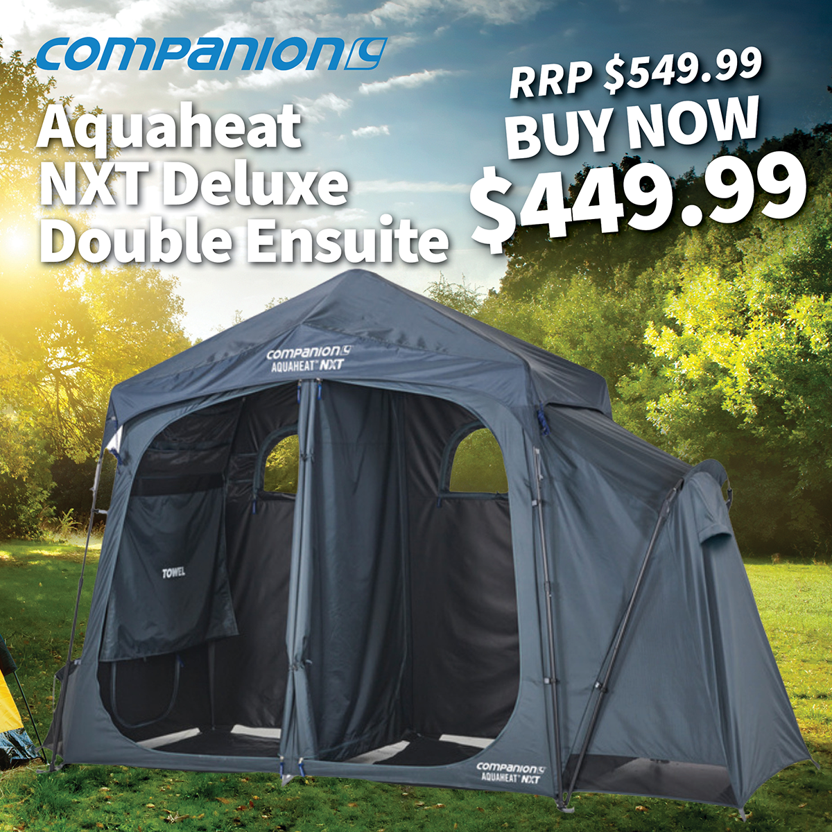 Companion Aquaheat NXT Deluxe Double Ensuite Companion Aquaheat NXT Deluxe Double Ensuite