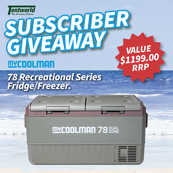 Tentworld 2026 October Subscriber Giveaway - myCOOLMAN 78 Recreational Series Fridge/Freezer