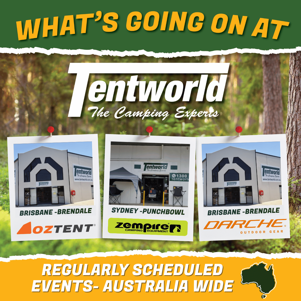 Tentworld Upcoming Events