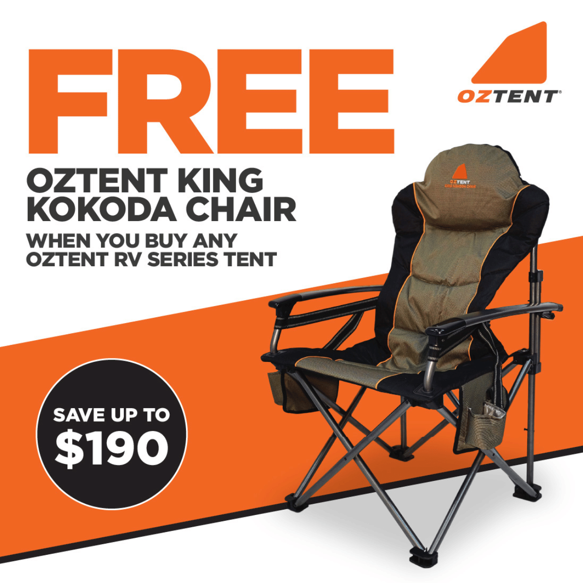 Oztent 2025 RV and RV Plus Series Promotion Oztent 2025 RV and RV Plus Series Promotion