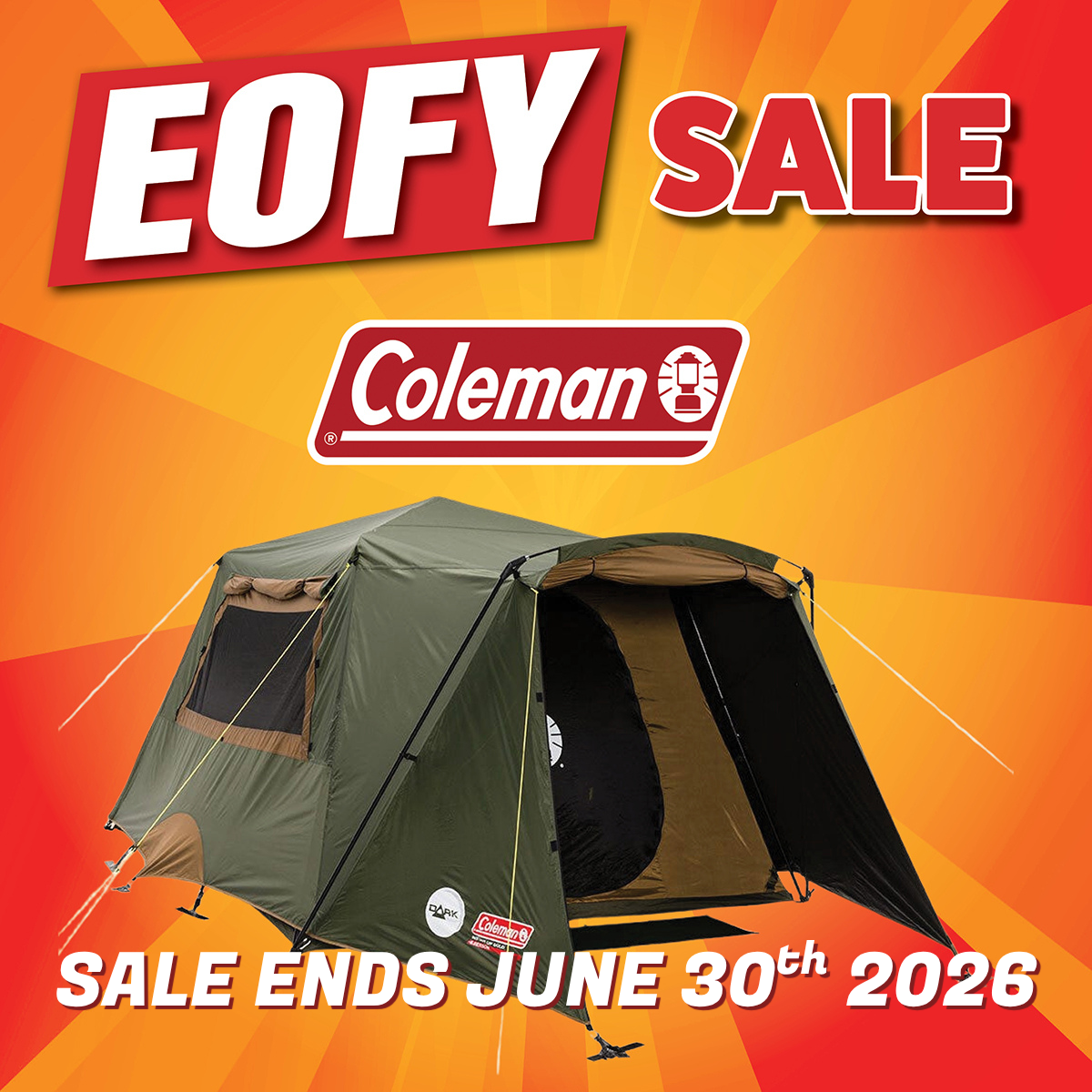 Coleman EOFYS - Save $50 on Instant Up Tents Coleman EOFYS - Save $50 on Instant Up Tents