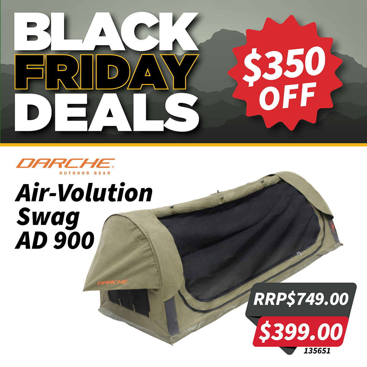 Darche Air-Volution Swag AD - 900 Darche Air-Volution Swag AD - 900
