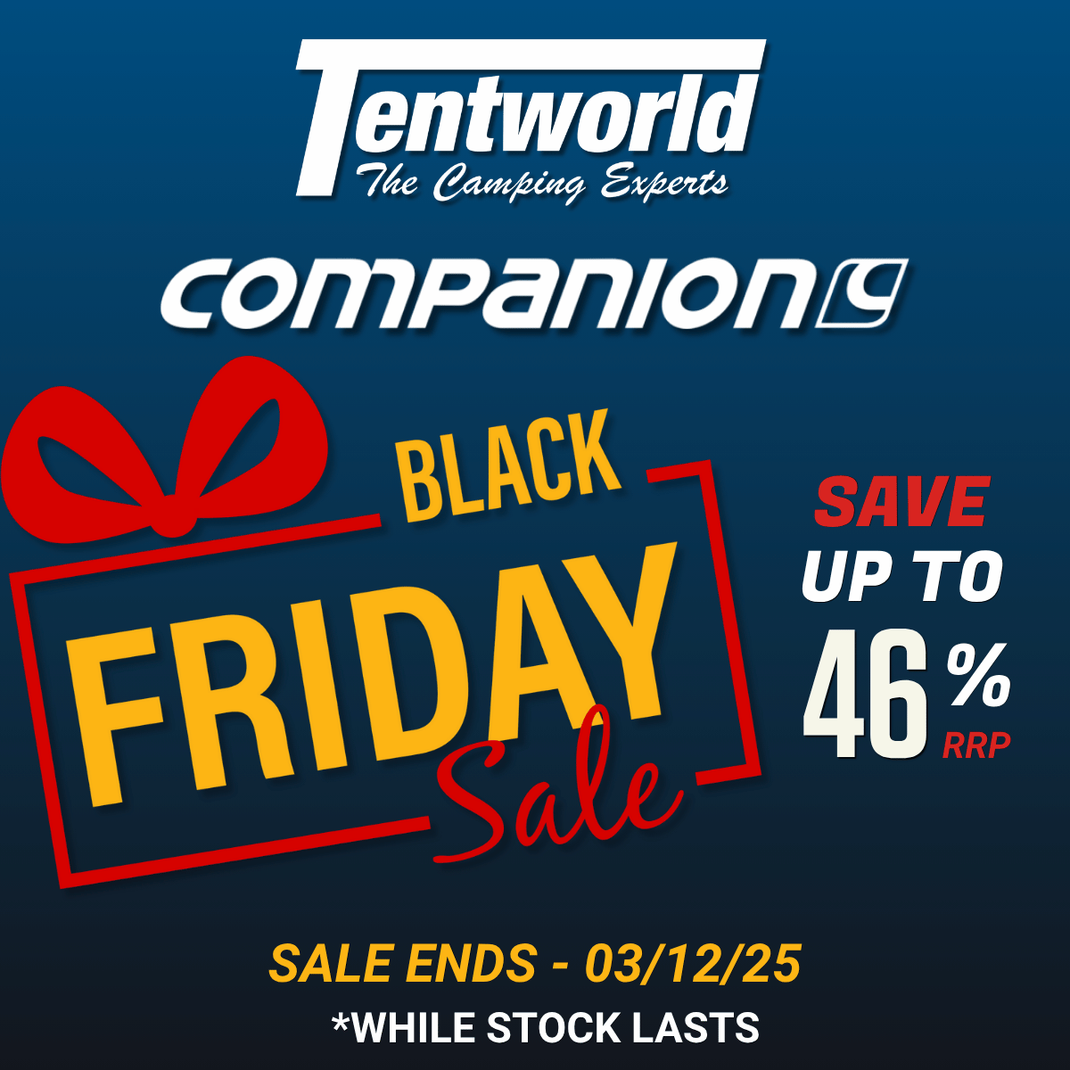 Tentworld + Companion Black Friday Deals Tentworld + Companion Black Friday Deals